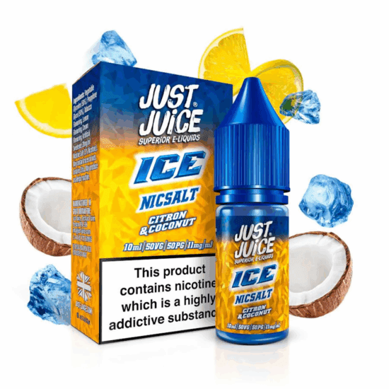 Just Juice Salt - ICE Citron & Coconut 10ml e-liquid