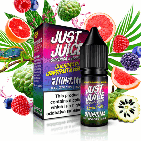 Just Juice Salt - Cherimoya Grapefruit & Berries 10ml e-liquid