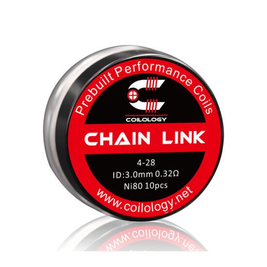 Coilology - Chain Link Ni80 0,32ohm Előretekert Spirálok 10db
