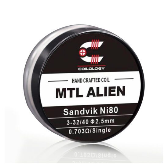 Coilology - Handcrafted Sandvik Alien Ni80 Előretekert Spirálok 2db