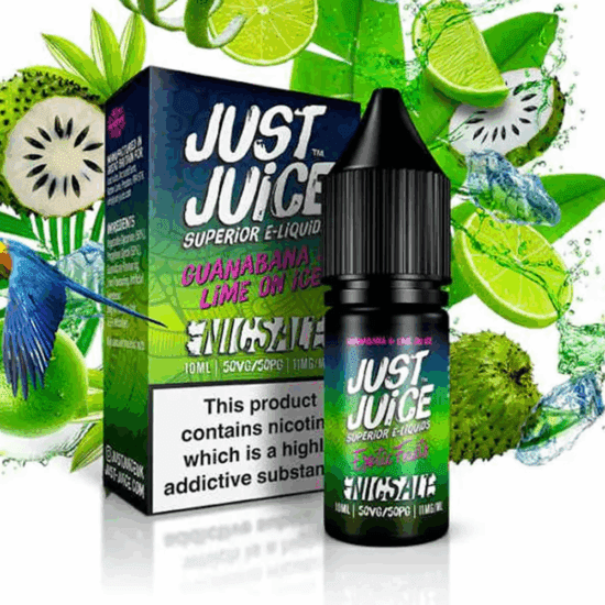 Just Juice Salt - Guanabana & Lime On Ice 10ml e-liquid