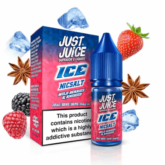 Just Juice Salt - ICE Wild Berries & Aniseed 10ml e-liquid