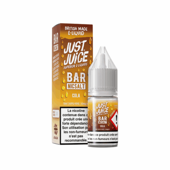 Just Juice Bar Salt - Cola (Kóla) E-Liquid 10ml