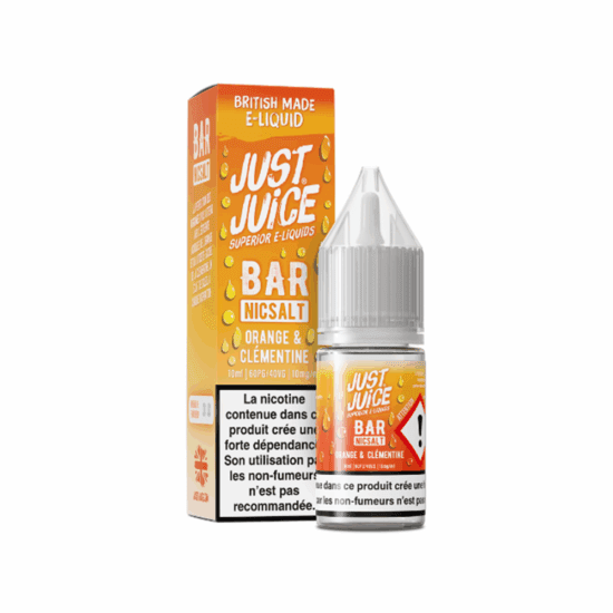Just Juice Bar Salt - Orange & Clementine (Narancs, Klementin) E-Liquid 10ml