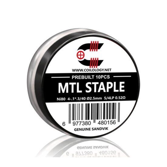 Coilology - Sandvik MTL Staple Ni80 0.52Ω Előretekert Spirálok 10db
