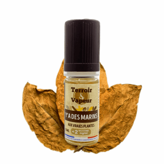 Terroir & Vapeur - Y A Des Marins (Barna Dohány) 10ml E-liquid