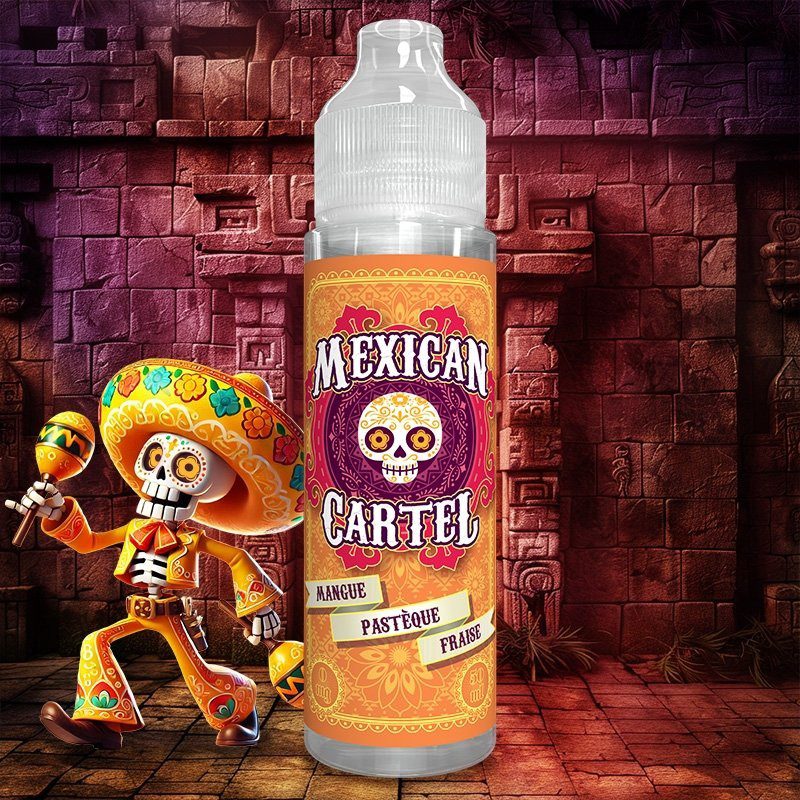 Mexican Cartel Shortfill - Fruit Du Dragon Fraise Mure (Eper, Sárkánygyümölcs, Szeder, Jég) 50ml