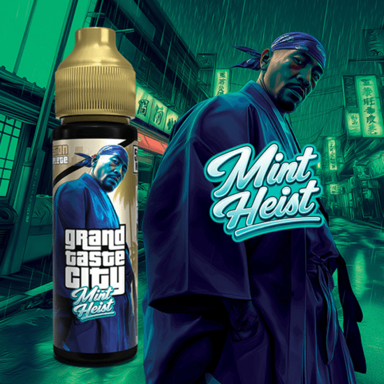 Grand Taste City - Mint Heist (Menthol, Sárkánygyümölcs, Piros Gyümölcsök) Shortfill 50ml