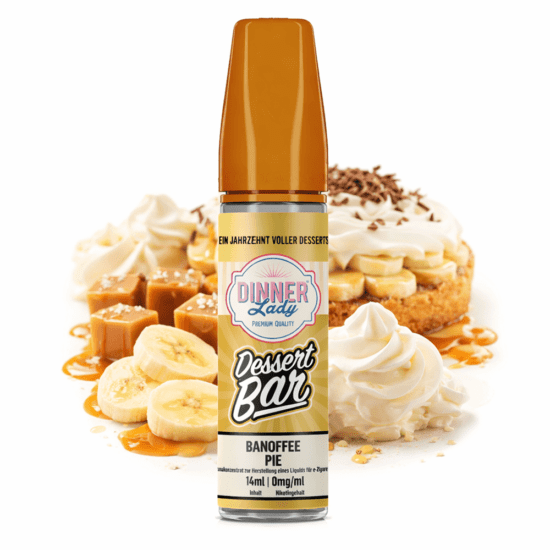 Dinner Lady Bar Dessert - Banoffee Pie Shortfill 50ml