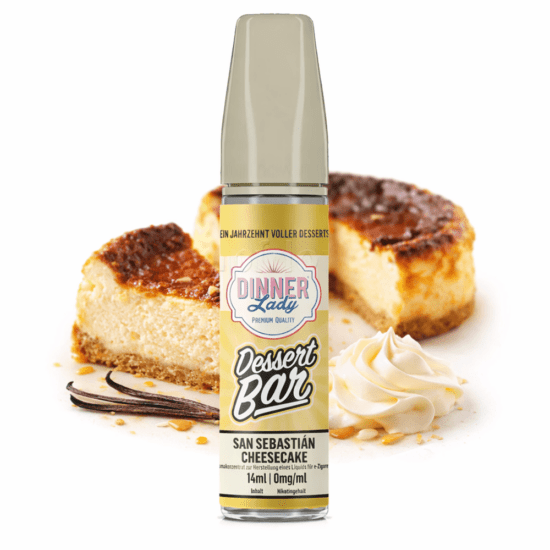 Dinner Lady Bar Dessert - San Sebastian Cheesecake Shortfill 50ml