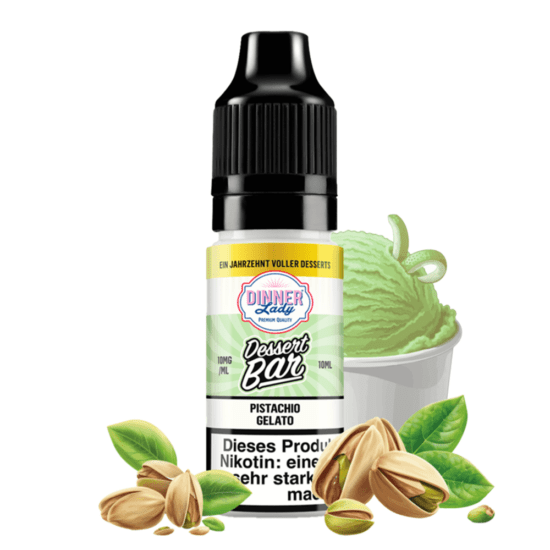 Dinner Lady Dessert Bar Salts - Pistachio Gelato E-liquid 10ml