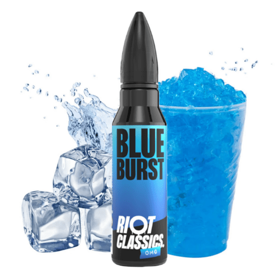 Riot Shortfill - Blue Burst (Áfonya Málna Fekete Szeder Jég) 50ml