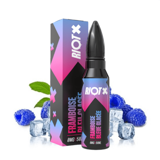 Riot Shortfill - Framboise Bleue Glacée (Kék Málna Jég) 50ml