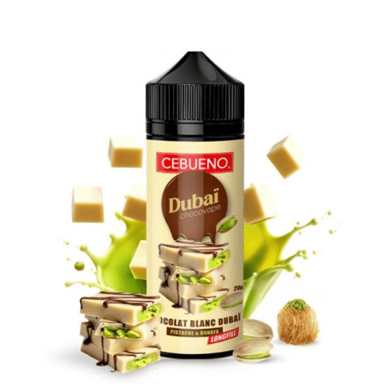 Cebueno - Dubaï Chocovape White (Dubai Fehér Csokoládé) Longfill 20/120ml