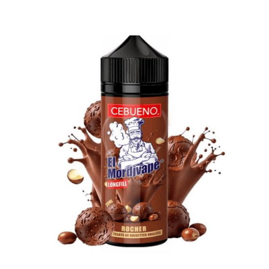 Cebueno - El Mordjvape Rocher (Pirított Mogyoró Csokoládé) Longfill 20/120ml