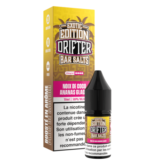 Alternative view of Drifter Bar Salts Exotic - Coconut Pineapple Ice (Kókusz Ananász Jég) E-liquid 10ml