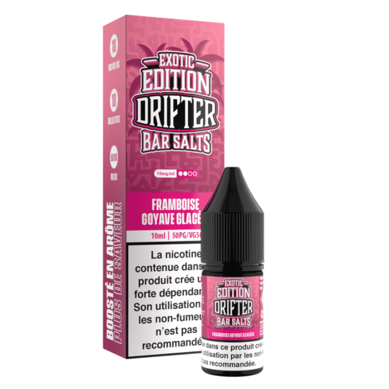 Drifter Bar Salts Exotic - Raspberry Guava Ice (Málna Guava Jég) E-liquid 10ml