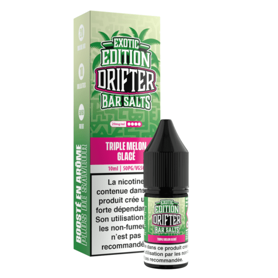 Alternative view of Drifter Bar Salts Exotic - Triple Melon Ice (Tripla Dinnye jég) E-liquid 10ml
