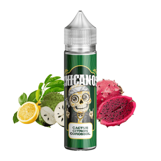 Chicanos Shortfill - Cactus Citron Corossol (Koroszol, Kaktusz, Citrom, Jég) 50ml