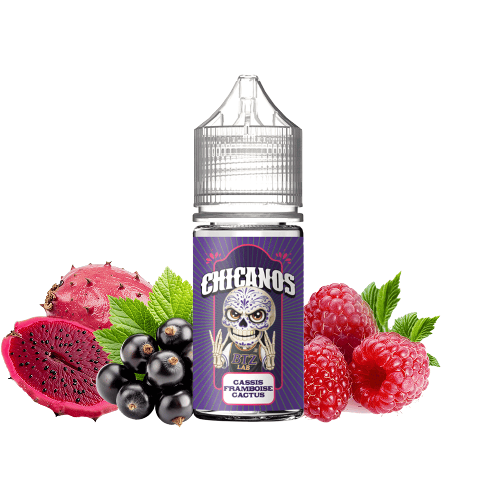 Chicanos - Cassis Framboise Cactus (Feketeribizli, Kaktusz, Málna) Aroma 30ml