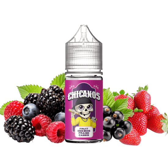 Chicanos - Fruits Des Bois Fraise Cassis (Feketeribizli, Eper, Erdei gyümölcs) Aroma 30ml