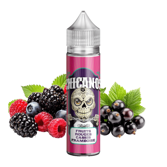 Chicanos Shortfill - Fruits Rouges Cassis Framboise (Piros Gyümölcsök, Ribizli, Málna, Jég) 50ml