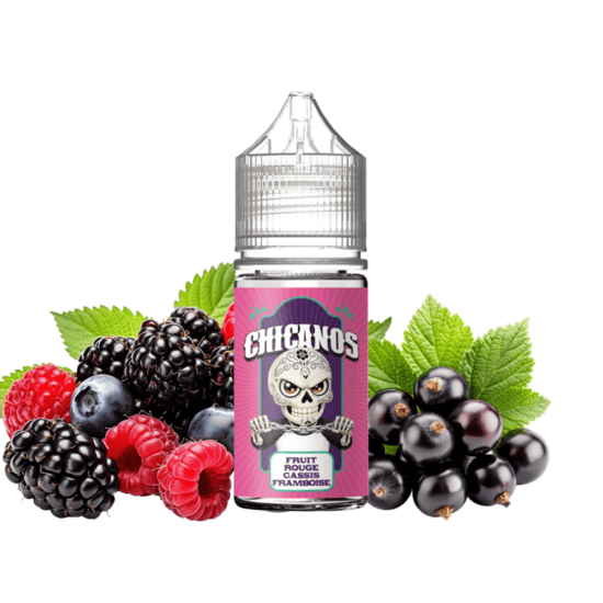 Chicanos - Fruits Rouges Cassis Framboise (Feketeribizli, Málna, Piros gyümölcsök) Aroma 30ml