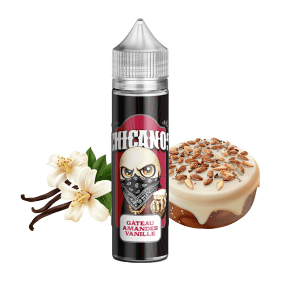 Chicanos Shortfill - Gateau Amandes Vanille (Vanília, Mandulatorta) 50ml