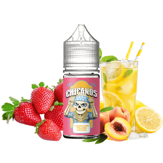 Chicanos - Limonade Fraise Peche (Limonádé, Eper, Barack) Aroma 30ml