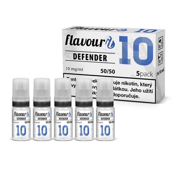 Flavourit DEFENDER nikotinos alapfolyadék 10mg, 5x10ml