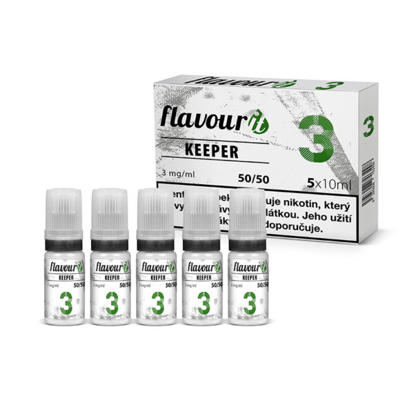 Flavourit KEEPER nikotinos alapfolyadék 3mg, 5x10ml