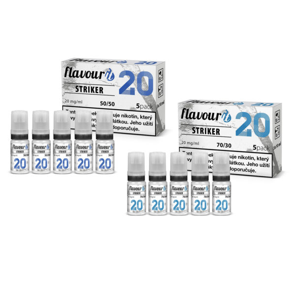 Flavourit STRIKER nikotinos alapfolyadék 20mg, 5x10ml