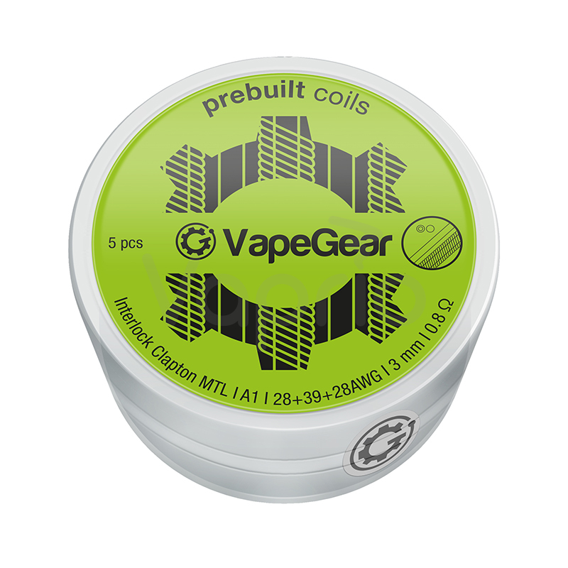 Vapegear eloretekert spiralok Interlock Clapton