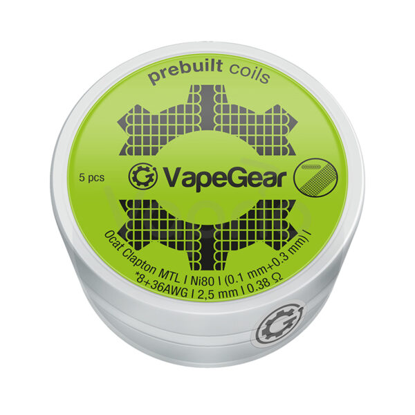 VapeGear előretekert spirálok - Ocat Clapton