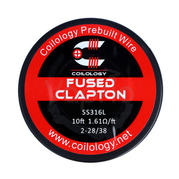 Coilology Fused Clapton SS316L huzal 28ga