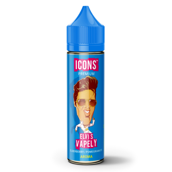 ProVape Icons - Elvis Vapely (Feketebodza, gránátalma) Shake&Vape