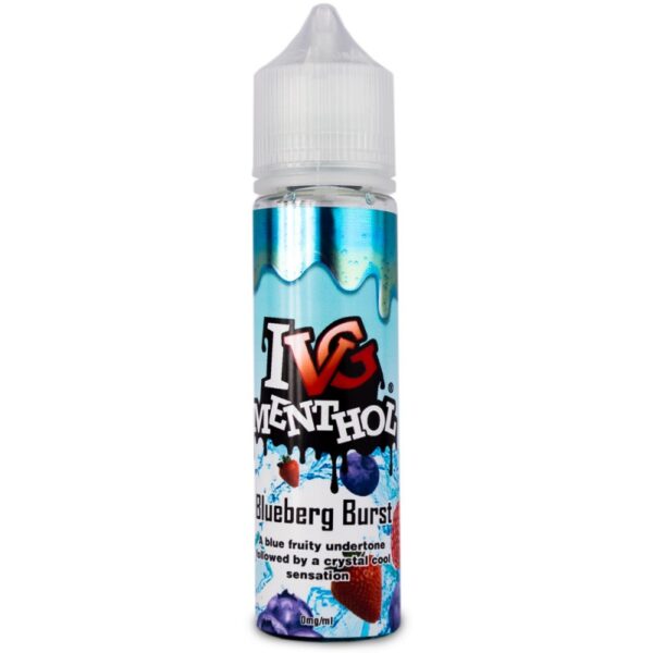 IVG Menthol Blueberg Burst Shake and vape