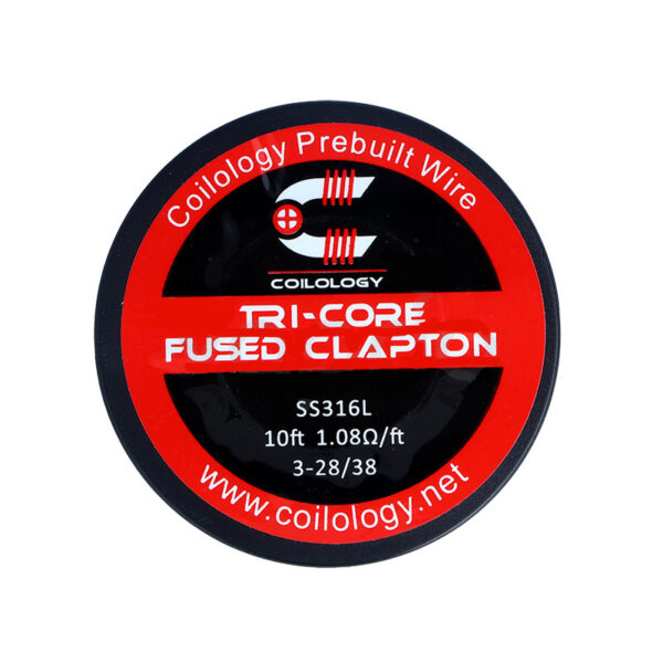 Coilology Tri-Core Fused Clapton, SS316L, 3m - Ellenálláshuzal