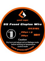 GeekVape Fused Clapton SS316 Tape Wire 3m 2x26ga