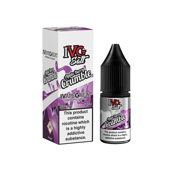 IVG Salt Apple Berry Crumble (Almás kalács bogyókkal) E-liquid