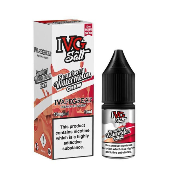 IVG Salt Strawberry Watermelon Chew (Epres dinnyés rágógumi) E-liquid