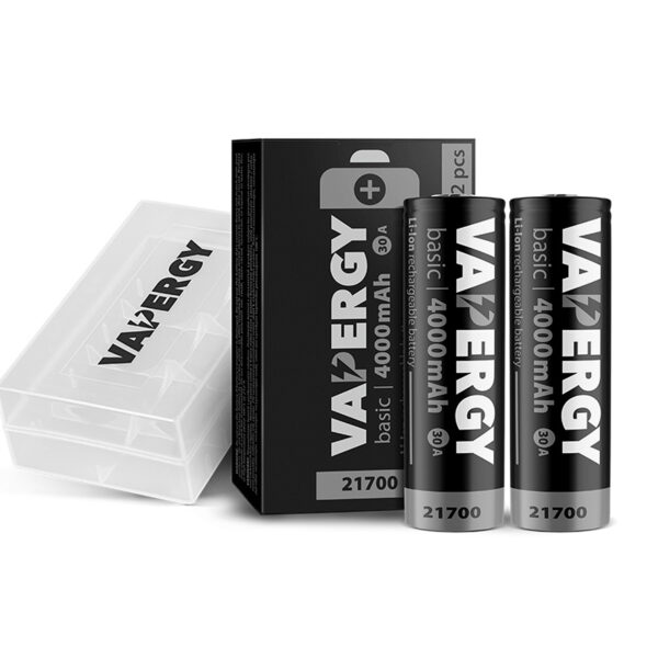 Vapergy Basic akkumulátor 21700, 4000mAh, 30A - 2db + tartótok