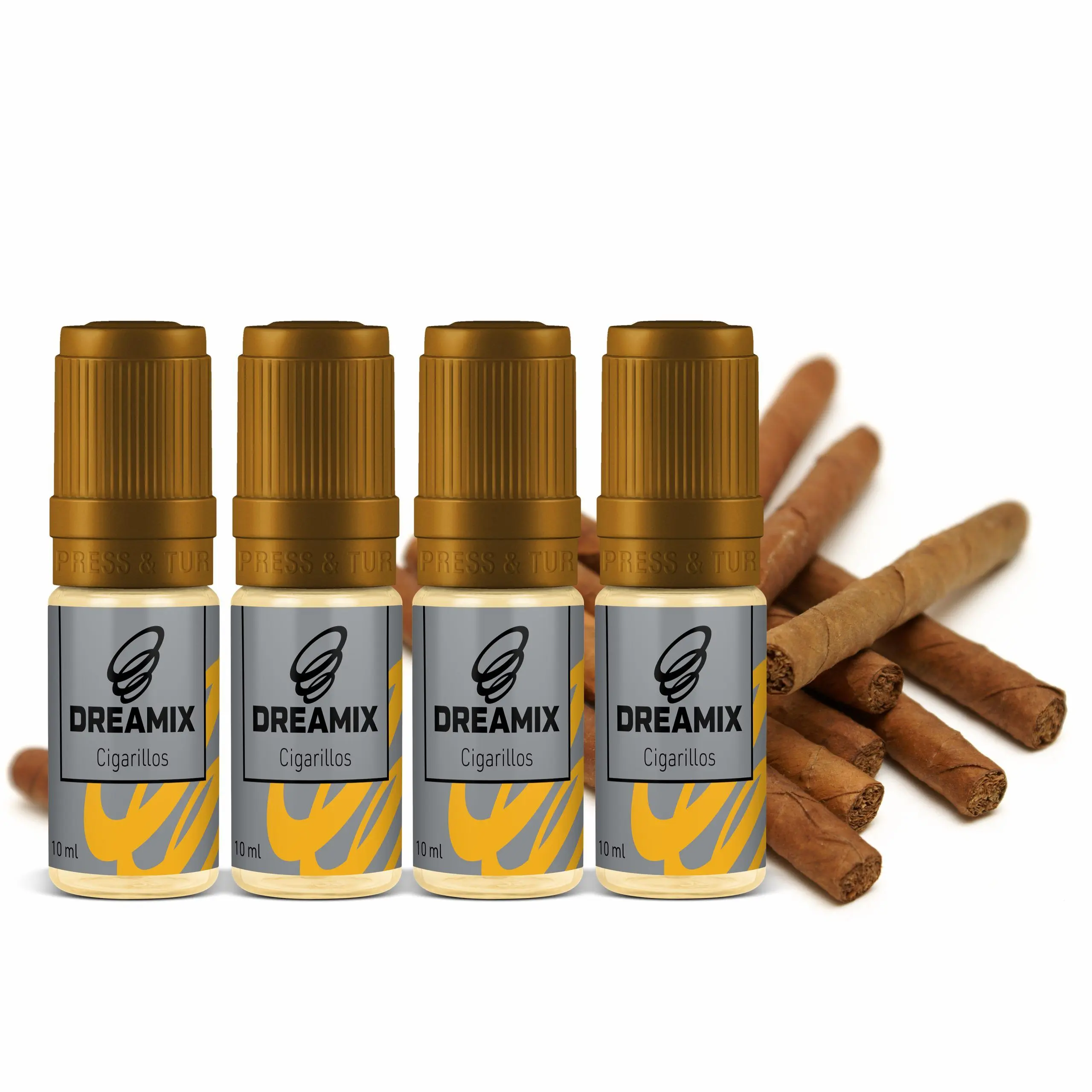 Dreamix CIgarillos Tobacco 4x10ml