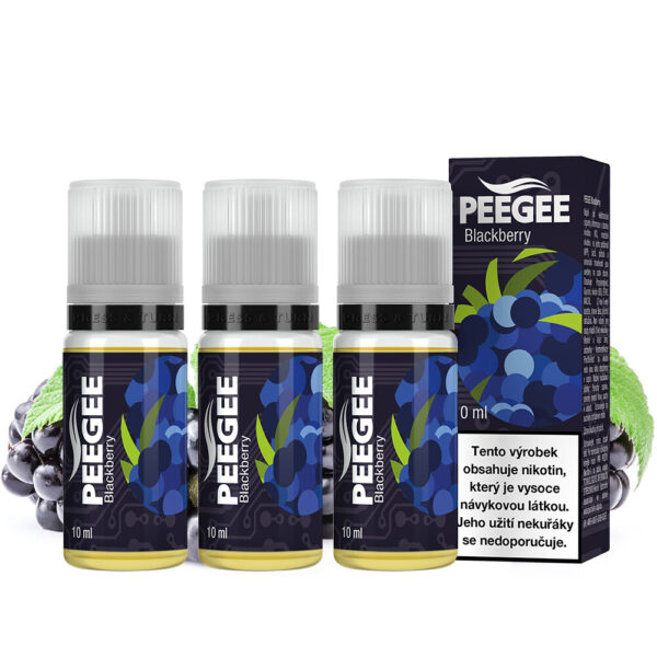 PEEGEE - Blackberry (Fekete szeder) 3x10ml E-liquid