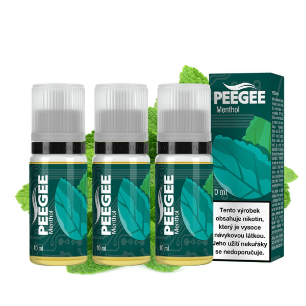 PEEGEE - Menthol 3x10ml E-liquid