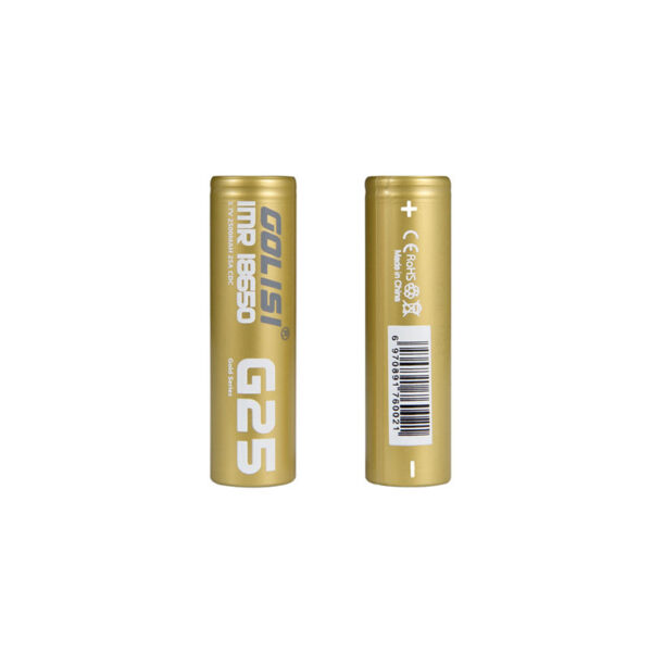 Golisi G25 Golden - 18650, 20A, 2500mAh Akkumulátor 1db