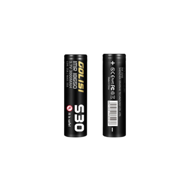 Golisi S30 Black - 18650, 25A, 3000mAh Akkumulátor 1db