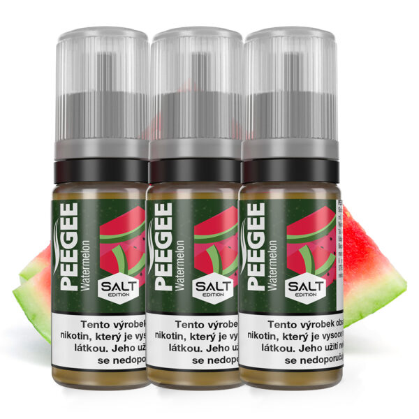 PEEGEE Salt - Watermelon (Görögdinnye) E-Liquid 3x10ml