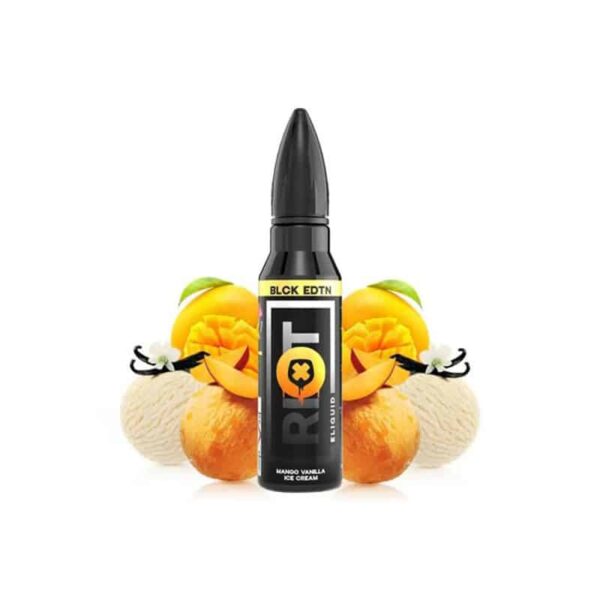 Riot Squad BLCK EDTN - Mango Vanilla Ice Cream (Mangós-vanília fagylalt) Shake and Vape