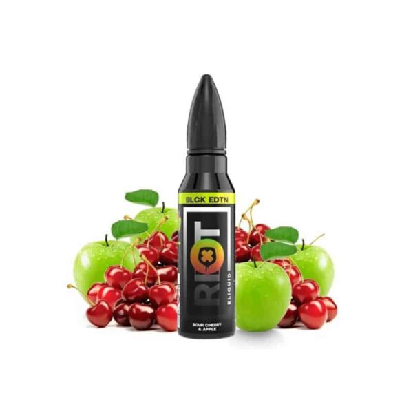 Riot Squad BLCK EDTN - Sour Cherry and Apple (Meggy és Alma) Shake and Vape